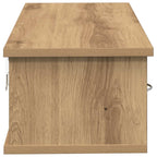 Armario pared madera de ingeniería roble artesano 60x26x18,5 cm