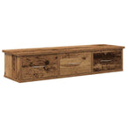 Armario de pared madera ingeniería envejecida 88x26x18,5 cm