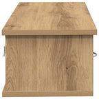 Armario de pared madera ingeniería roble artisan 88x26x18,5 cm