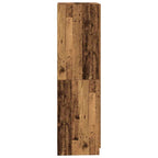 Armario de madera de ingeniería madera envejecida 80x52x180 cm