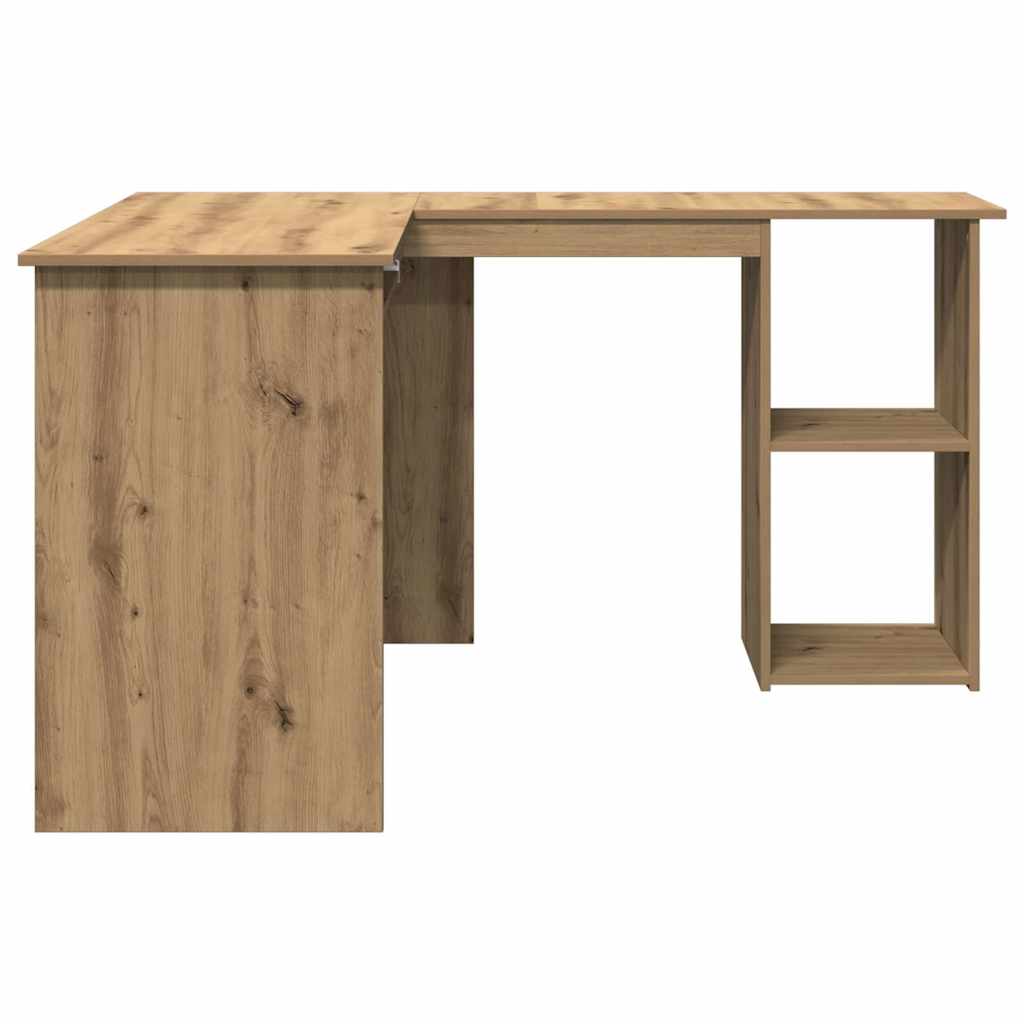 Escritorio de esquina madera contrachapada 120x140x75 cm
