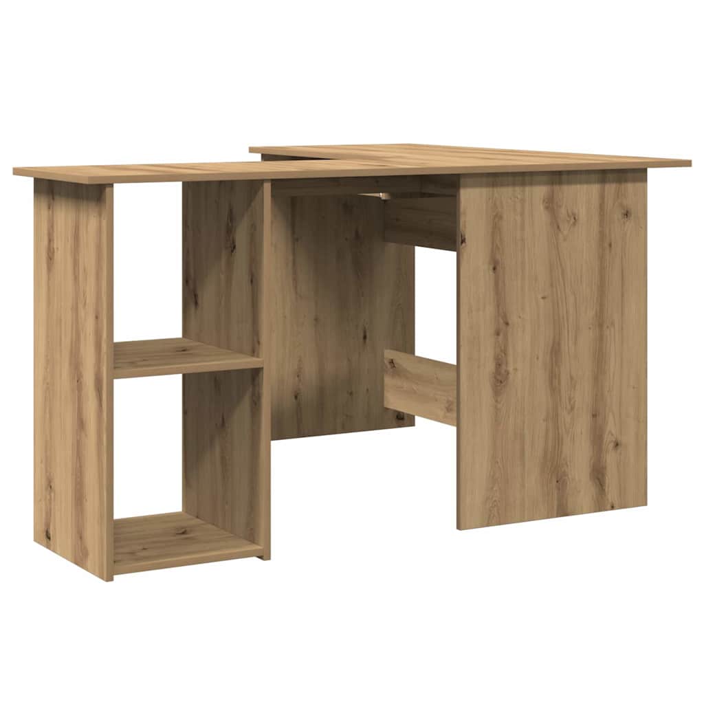 Escritorio de esquina madera contrachapada 120x140x75 cm