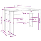 Mesa de comedor de madera contrachapada madera vieja