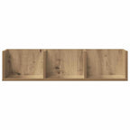 Estante de pared CD madera ingeniería roble artisan 75x18x18 cm