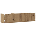 Estante de pared CD madera ingeniería roble artisan 75x18x18 cm