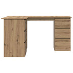 Escritorio de esquina madera contrachapada 145x100x76 cm