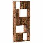 Estantería madera de ingeniería color envejecido 67x24x161 cm