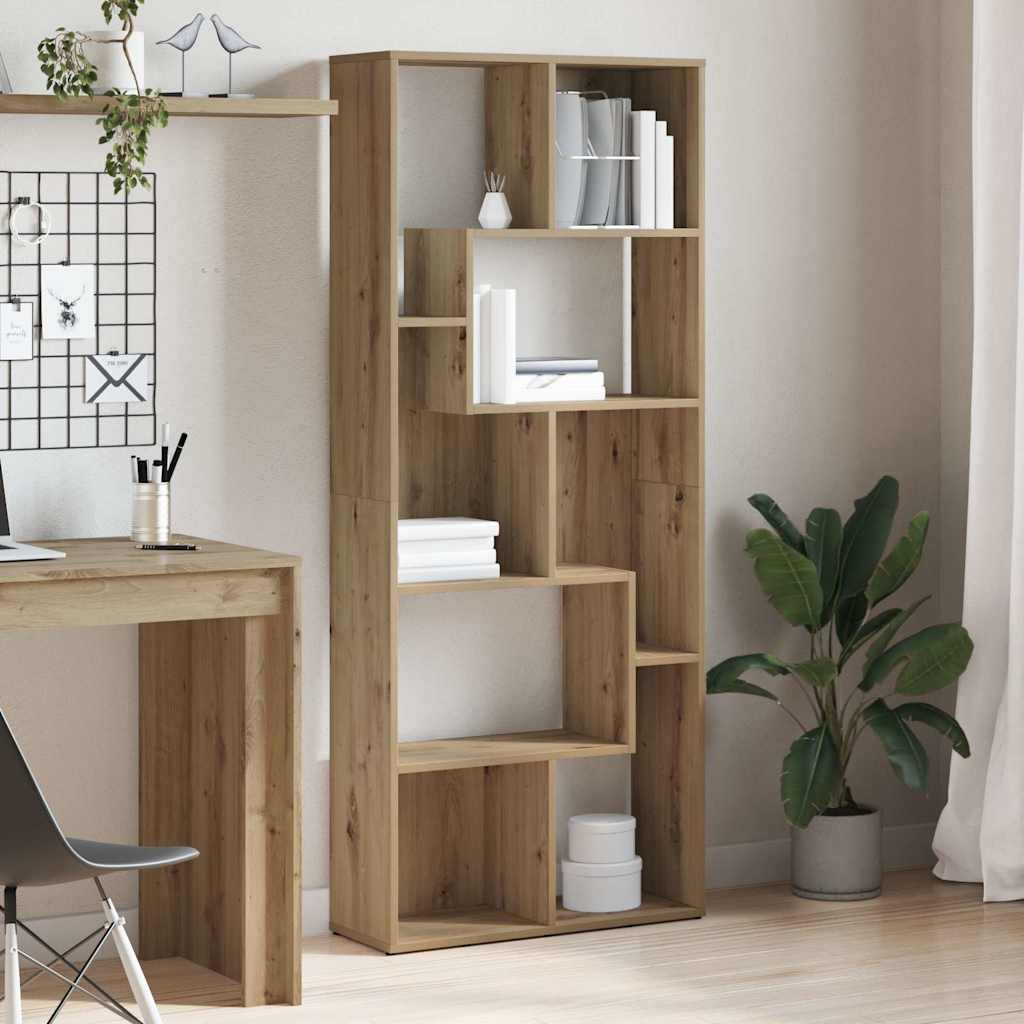Librería Roble Artisan 67x24x161 cm Madera de ingeniería
