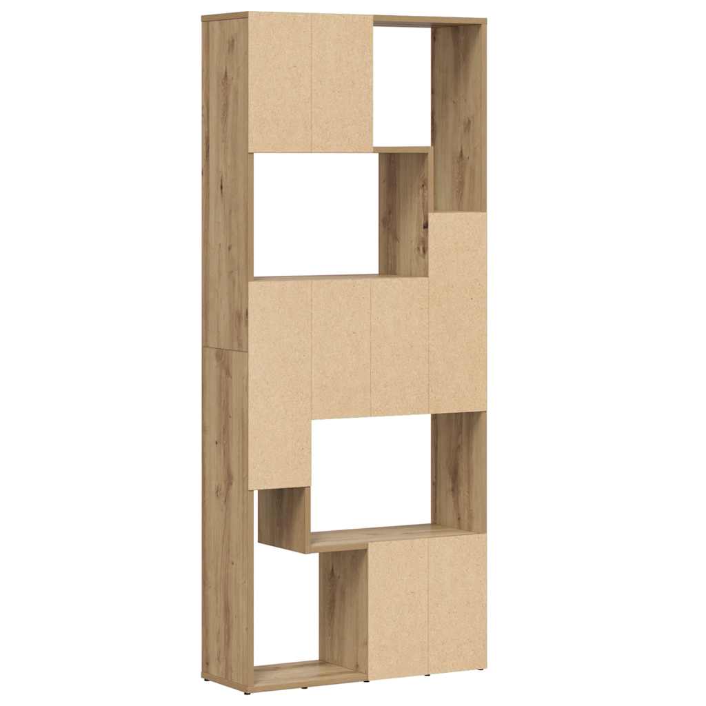 Librería Roble Artisan 67x24x161 cm Madera de ingeniería