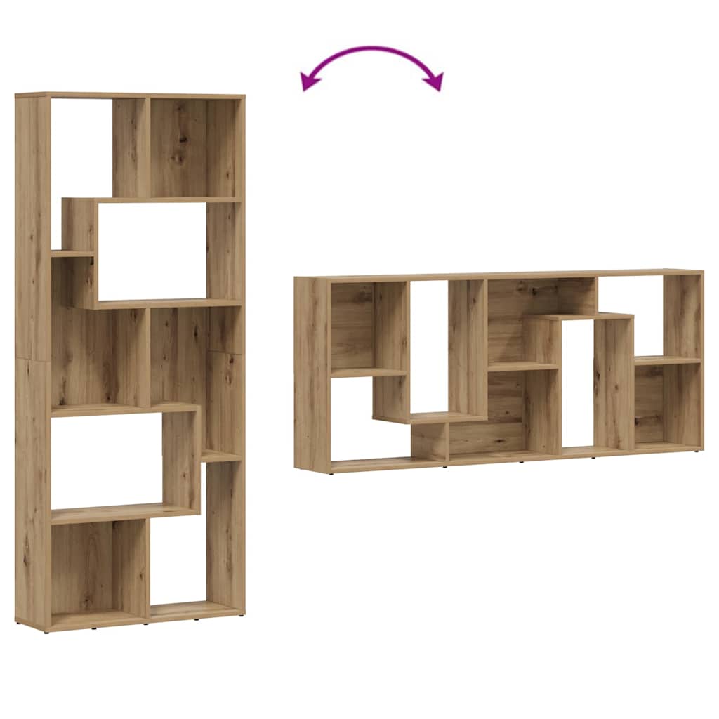 Librería Roble Artisan 67x24x161 cm Madera de ingeniería