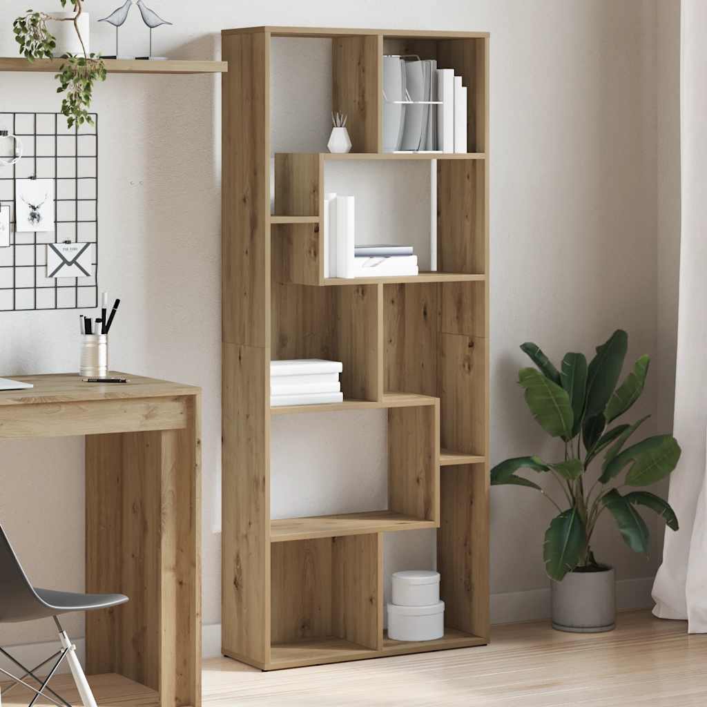 Librería Roble Artisan 67x24x161 cm Madera de ingeniería