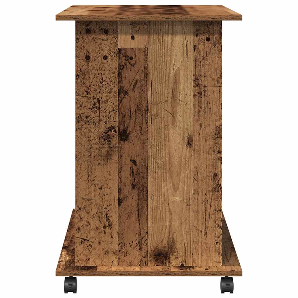 Mesa de ordenador madera contrachapada madera vieja 80x50x75 cm