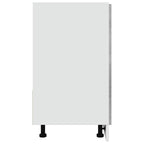 Mueble bajo fregadero "Lyon" gris hormigón 80x46x81,5 cm madera de ingeniería