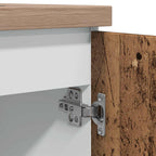 Mueble bajo fregadero "Lyon" de madera vieja, 80 x 46 x 81,5 cm, madera de ingeniería,