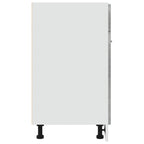 Mueble bajo con cajón "Lyon" de, gris hormigón, 60 x 46 x 81,5 cm, madera de ingeniería