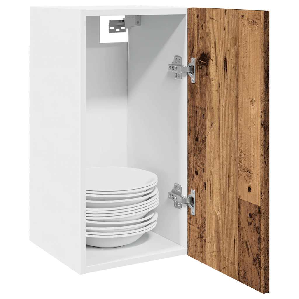 Armario colgante "Lyon" de madera de ingeniería gris hormigón 50x31x60 cm