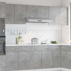 Armario colgante "Lyon" de madera de ingeniería gris hormigón 50x31x60 cm