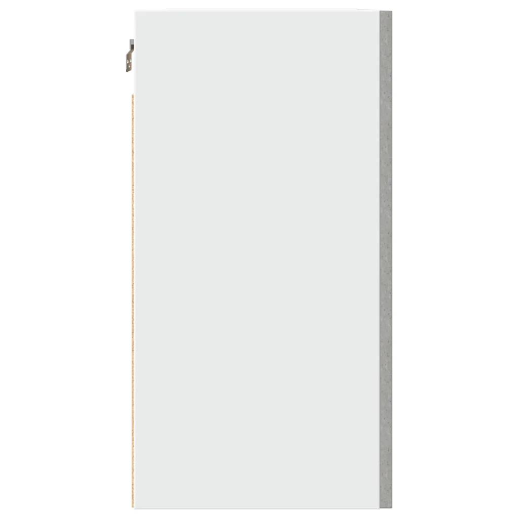 Armario colgante "Lyon" de madera de ingeniería gris hormigón 50x31x60 cm