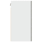 Armario colgante "Lyon" de madera de ingeniería gris hormigón 50x31x60 cm