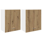 Armarios colgantes (2 unidades), roble artesanal "Lyon", 50x31x60 cm, madera de ingeniería