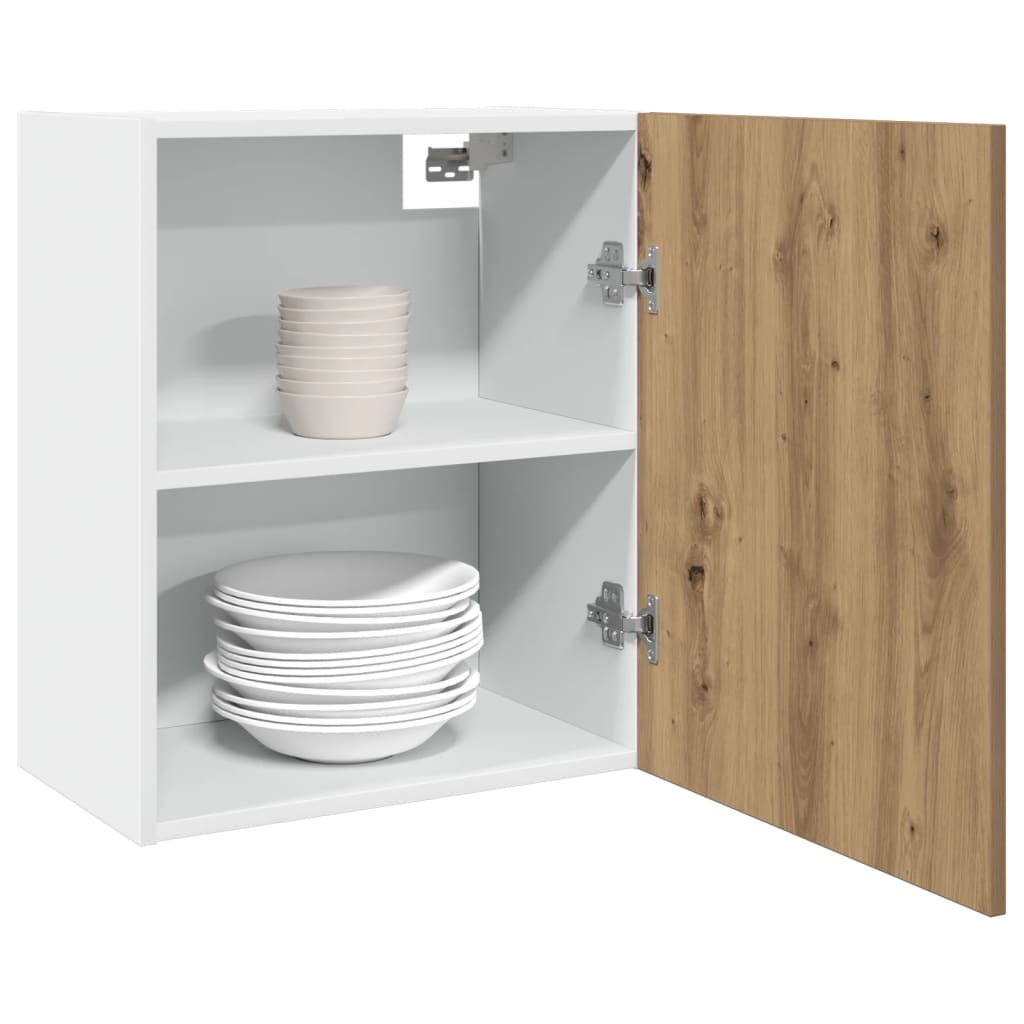 Armarios colgantes (2 unidades), roble artesanal "Lyon", 50x31x60 cm, madera de ingeniería