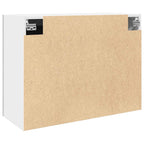 Vitrina colgante "Lyon" gris hormigón 80x31x60 cm