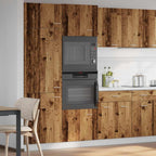 Mueble para microondas "Lyon" de madera vieja, 60 x 57 x 207 cm, madera de ingeniería,