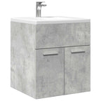 Mueble de lavabo madera ingeniería envejecida 90x38,5x46 cm