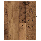 Mueble de lavabo madera de ingeniería envejecida 41x38,5x46 cm