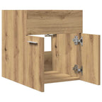 Mueble de lavabo de baño madera roble artisan 41x38,5x46 cm