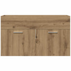 Mueble de lavabo de baño madera roble artisan 90x38,5x46 cm