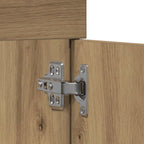 Mueble de lavabo de baño madera roble artisan 90x38,5x46 cm
