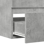 Armario pared baño madera ingeniería gris hormigón 80x38,5x45cm