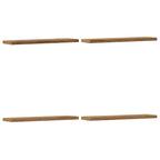 Estantes pared 4 ud madera ingeniería roble artisan 40x10x1,5cm