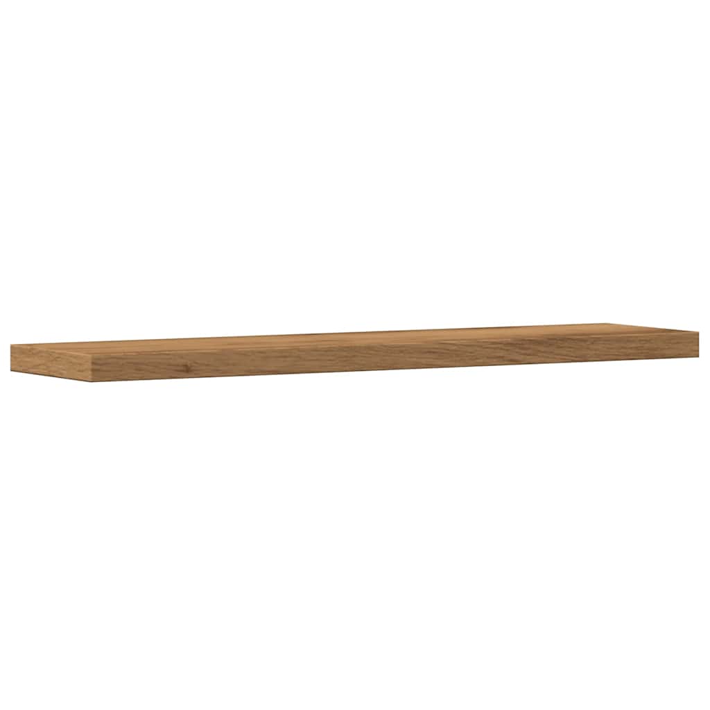 Estantes pared 4 ud madera ingeniería roble artisan 40x10x1,5cm