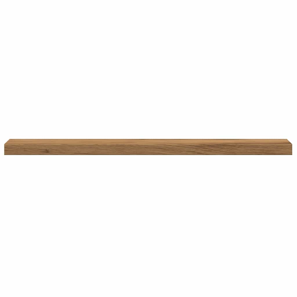 Estantes pared 4 ud madera ingeniería roble artisan 40x10x1,5cm