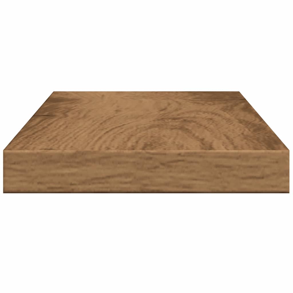 Estantes pared 4 ud madera ingeniería roble artisan 40x10x1,5cm