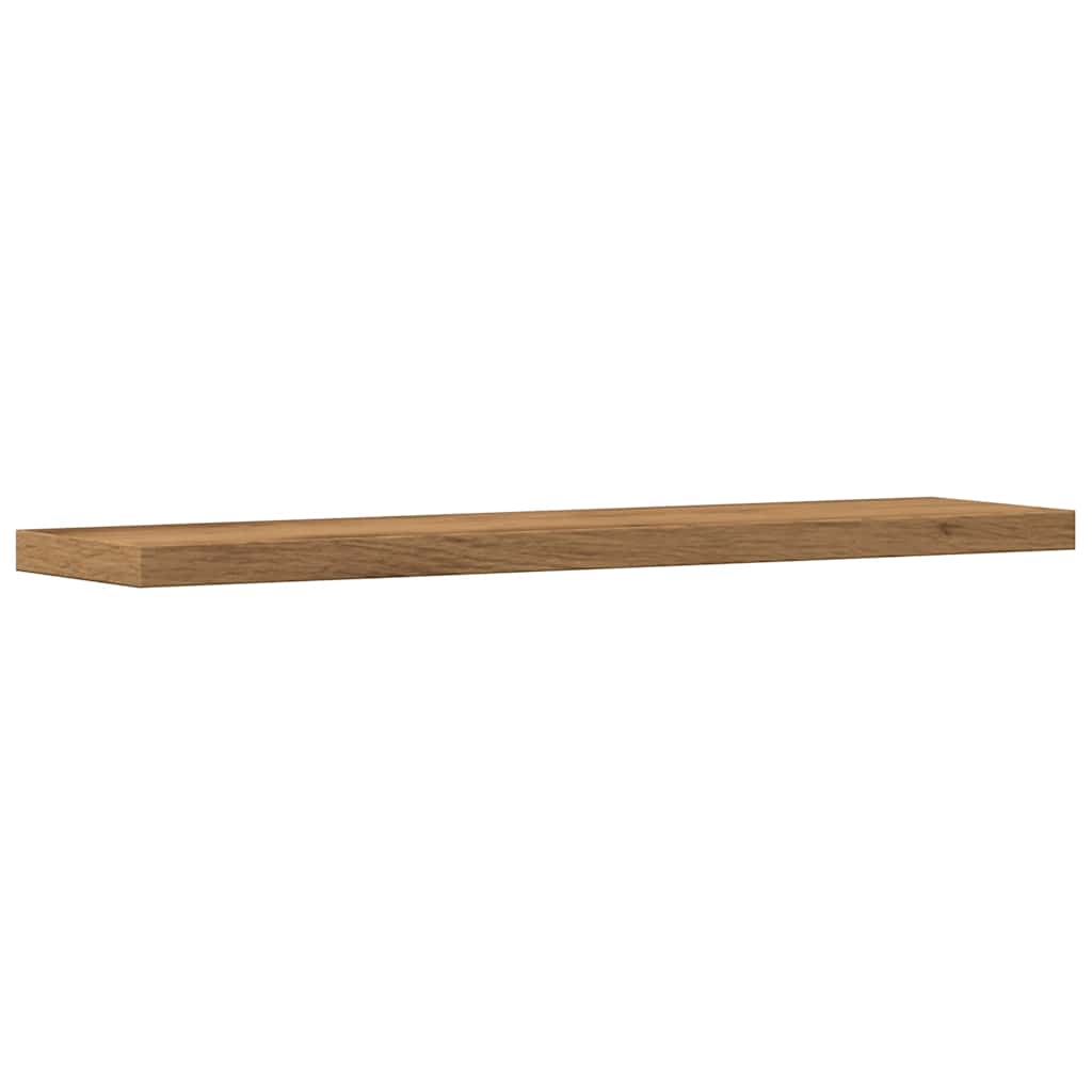 Estantes pared 4 ud madera ingeniería roble artisan 40x10x1,5cm