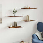 Tablas de estantería 4 uds madera envejecida 40x30x1,5 cm