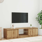 Mueble de pared de TV madera ingeniería envejecida 80x30x30 cm