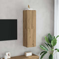 Mueble de TV madera de ingeniería roble artisan 30,5x30x110 cm