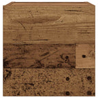 Muebles de pared para TV 2 uds madera envejecida 30,5x30x30 cm