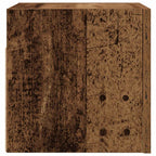 Muebles de pared para TV 2 uds madera envejecida 30,5x30x30 cm