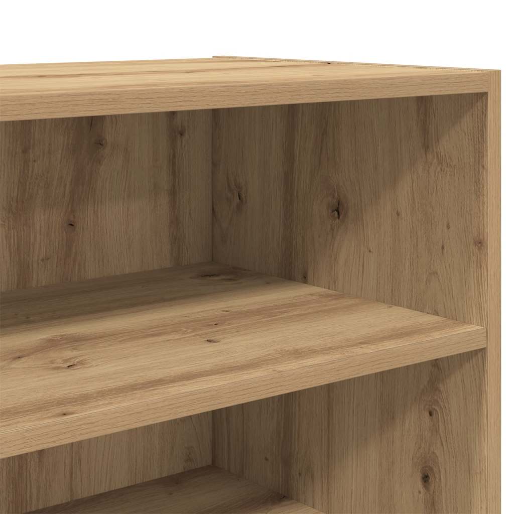 Aparador de madera de ingeniería roble artisan 103,5x35x70 cm