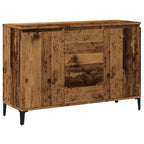 Aparador de madera de ingeniería envejecida 102x35x70 cm