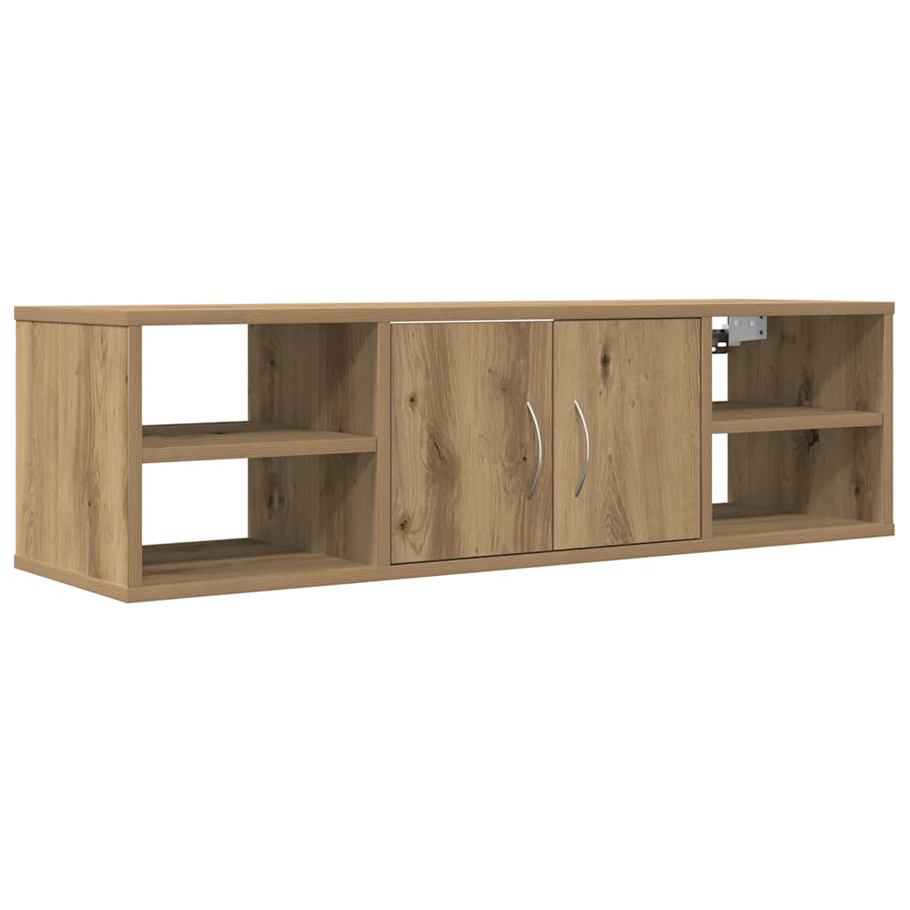Armario de pared madera de ingeniería roble artisan 101x30x29cm