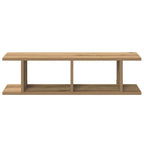 Estantes pared 2uds madera ingeniería roble artisian 75x18x20cm