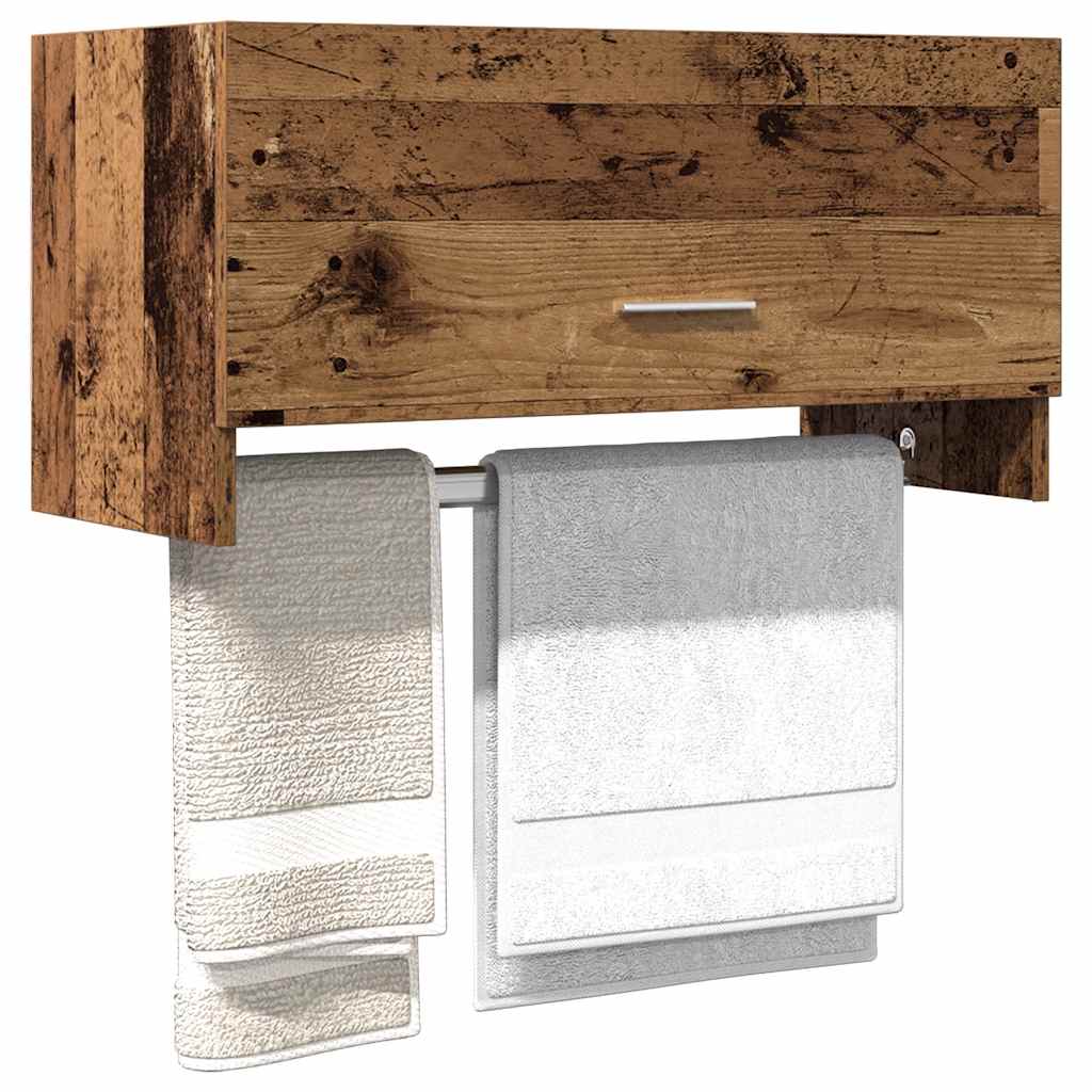 Armario de madera contrachapada blanco 100x50x200 cm