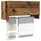 Armario de madera contrachapada blanco 100x50x200 cm
