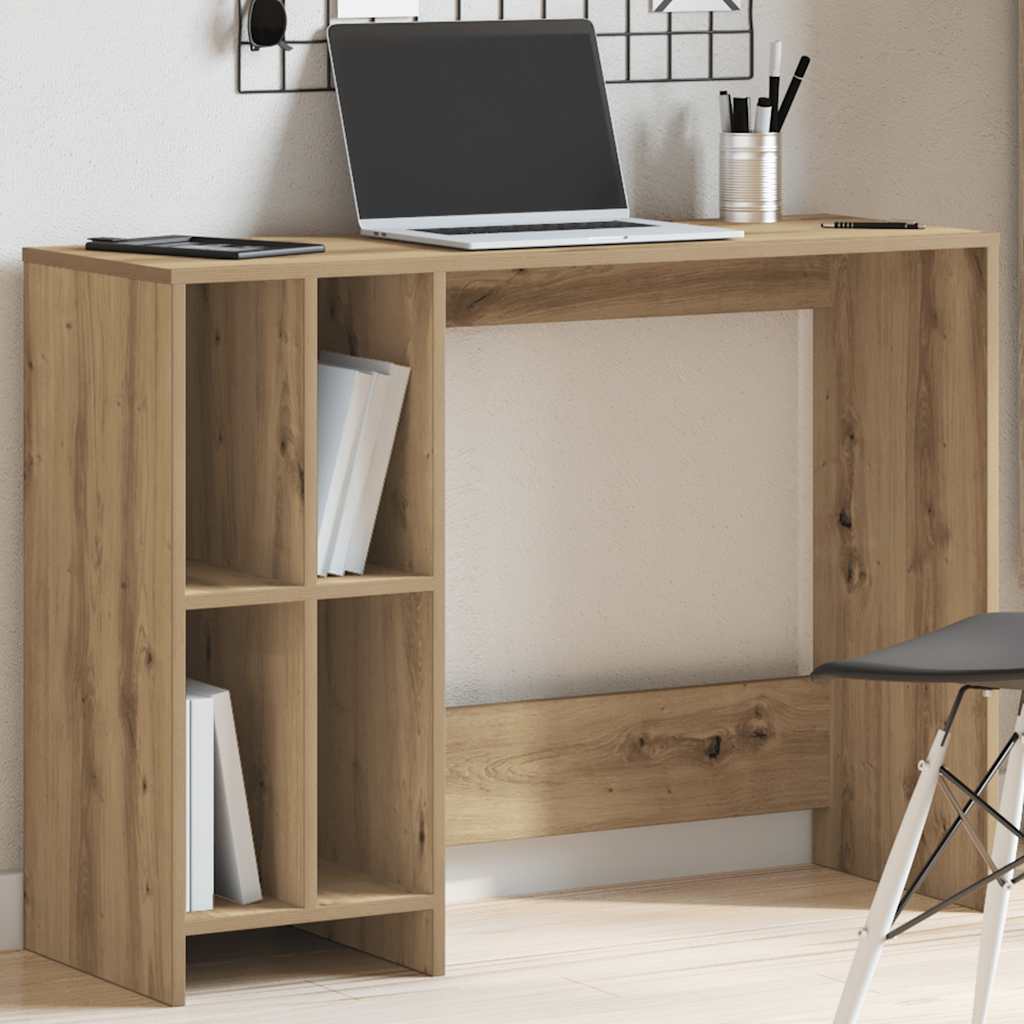 Escritorio de madera contrachapada gris Sonoma 90x50x74 cm